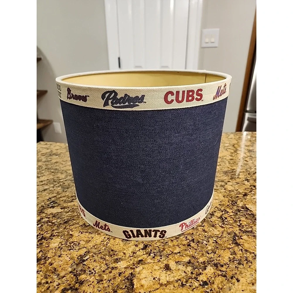 MLB Major League Baseball Team Logo Heavy Canvas Table Lamp Shade